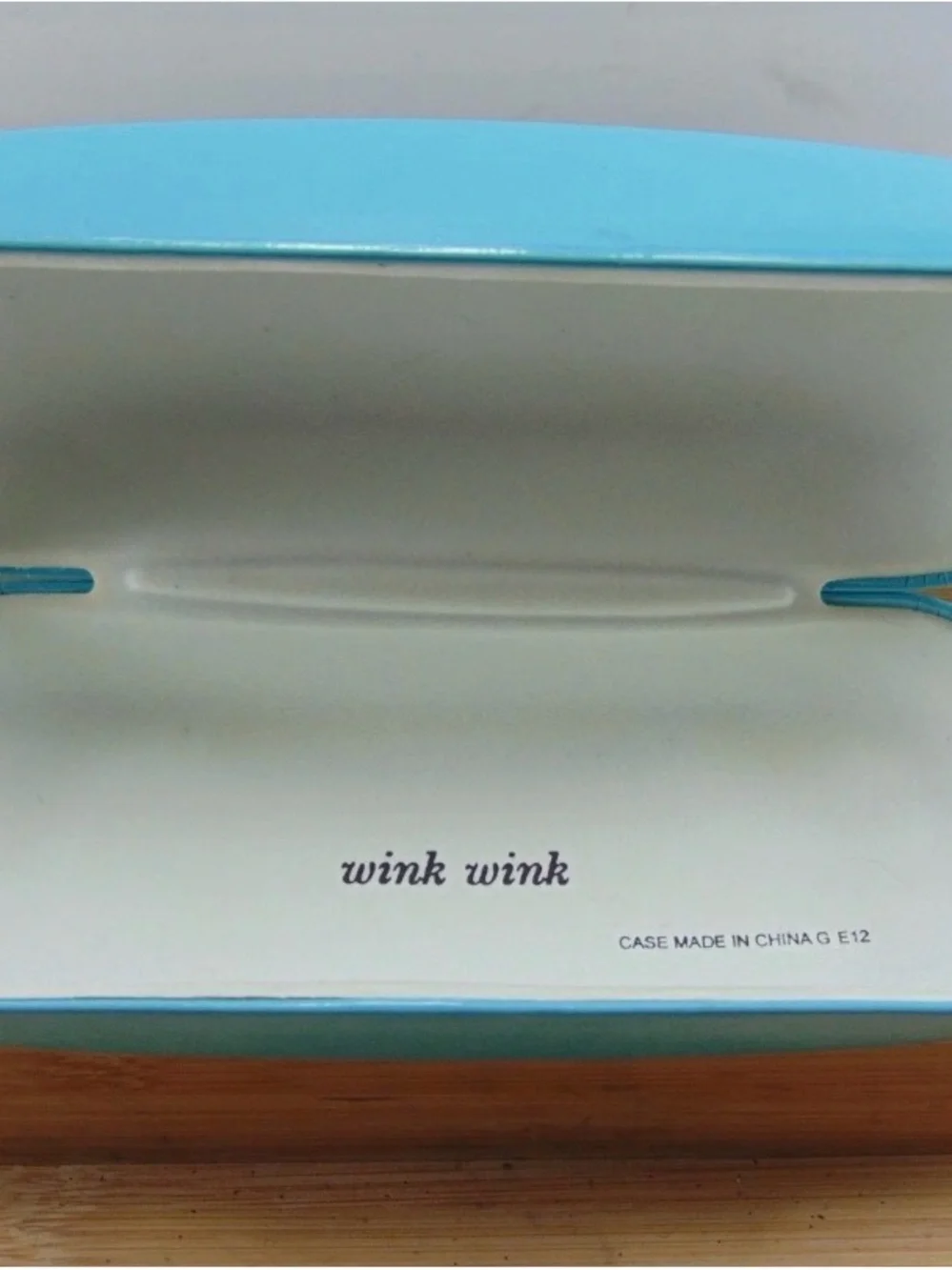 kate spade Bright Turquoise Patent Eyeglass Case